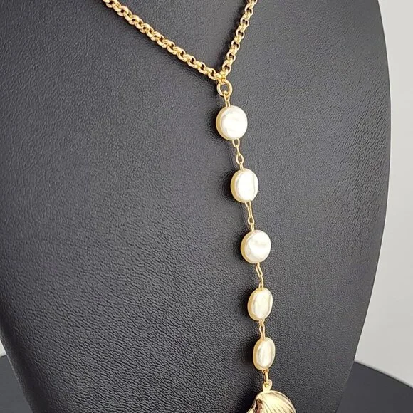 Gold Filled Shell Necklace – 18K Brazilian Gold | Brand New with Tags - Picture 6 of 6